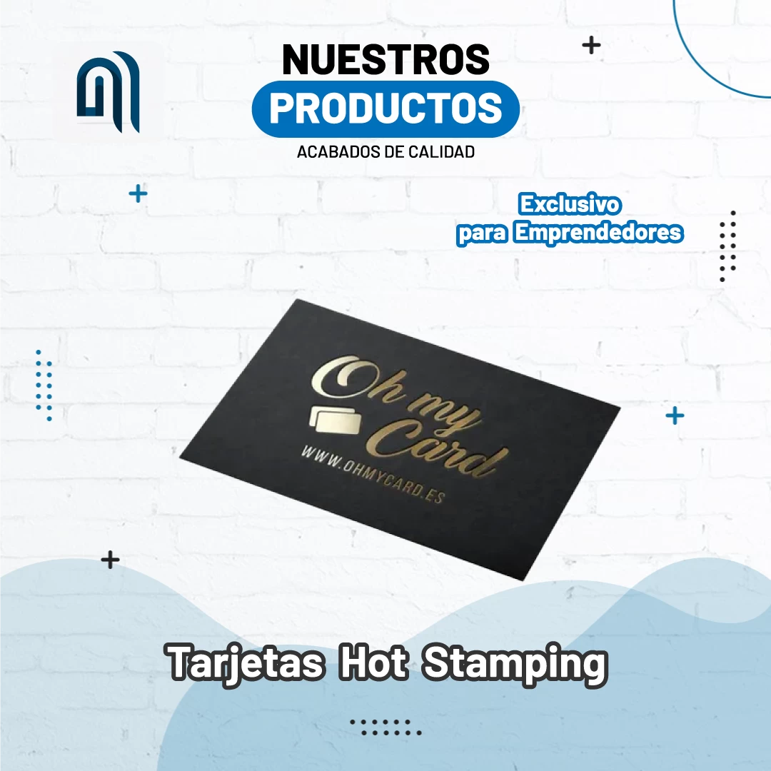tarjetas personales hot stamping