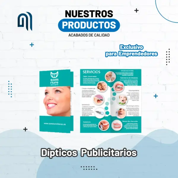 dípticos publicitarios