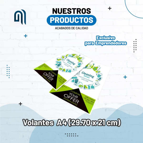 Volantes Publicitarios A4