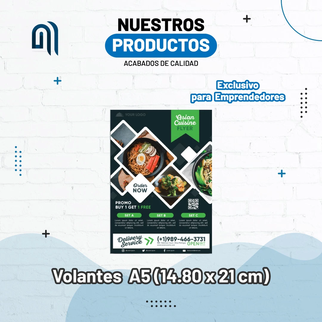 volantes publicitarios medida a5