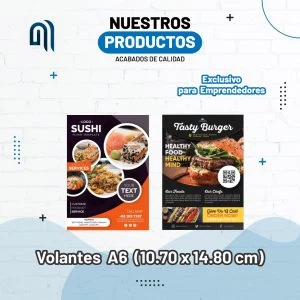 Volantes Publicitarios A6