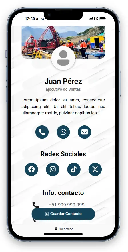 Tarjeta de Presentación Digital