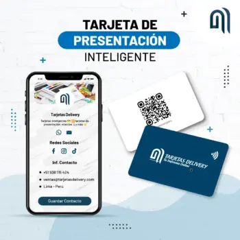 Tarjeta de Presentación Inteligente con NFC y QR